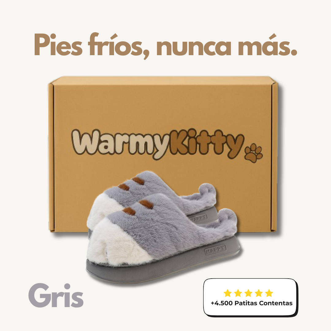 WarmyKitty™ Pantuflas de Calor Suave