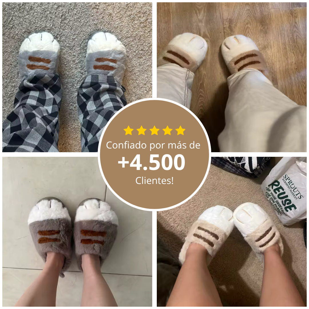 WarmyKitty™ Pantuflas de Calor Suave