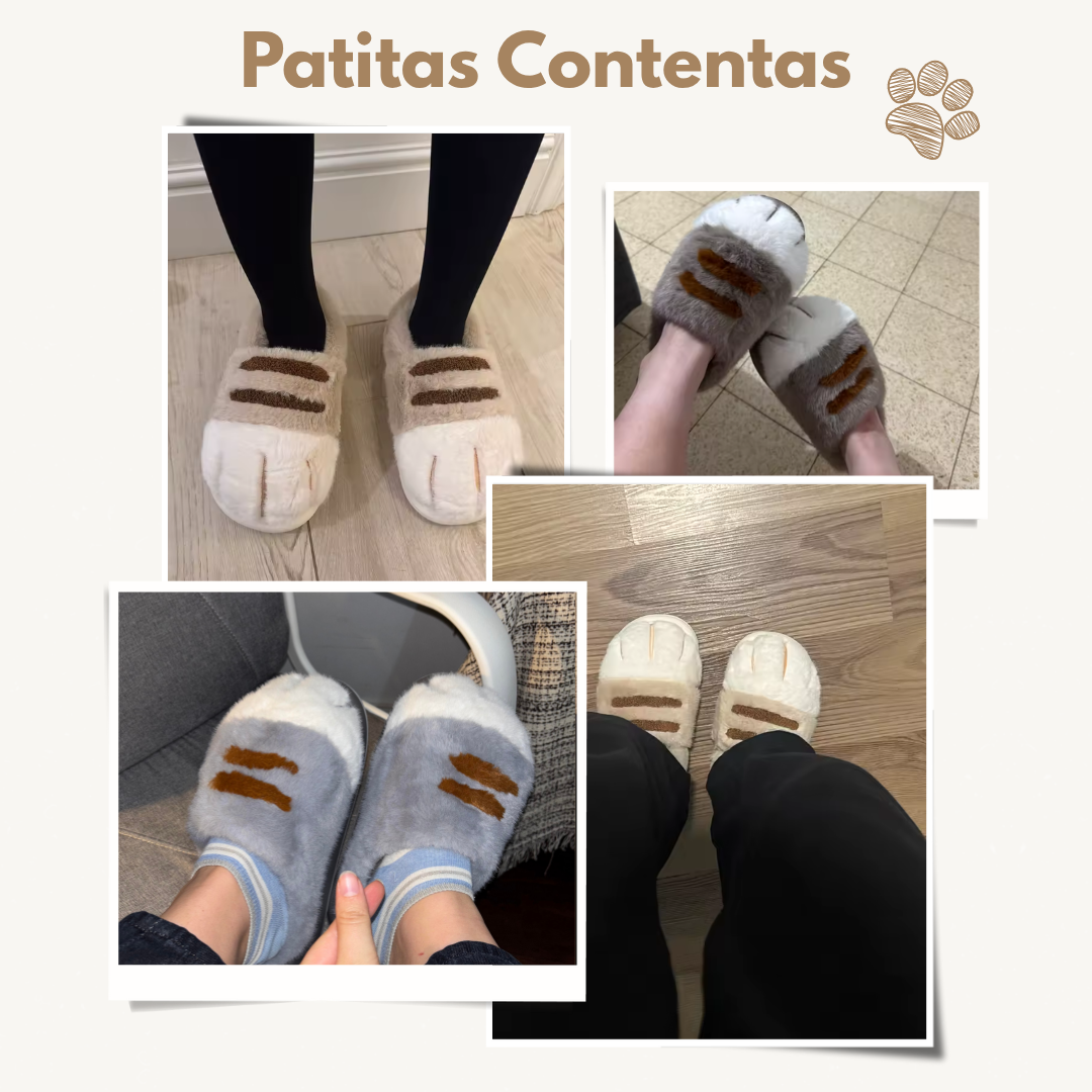 WarmyKitty™ Pantuflas de Calor Suave